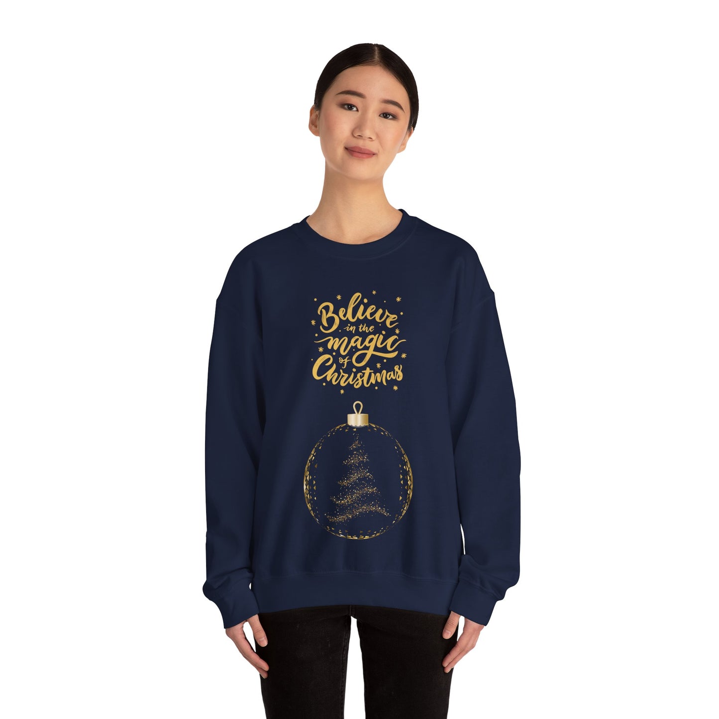 "Believe in the Magic of Christmas" Crewneck Sweatshirt