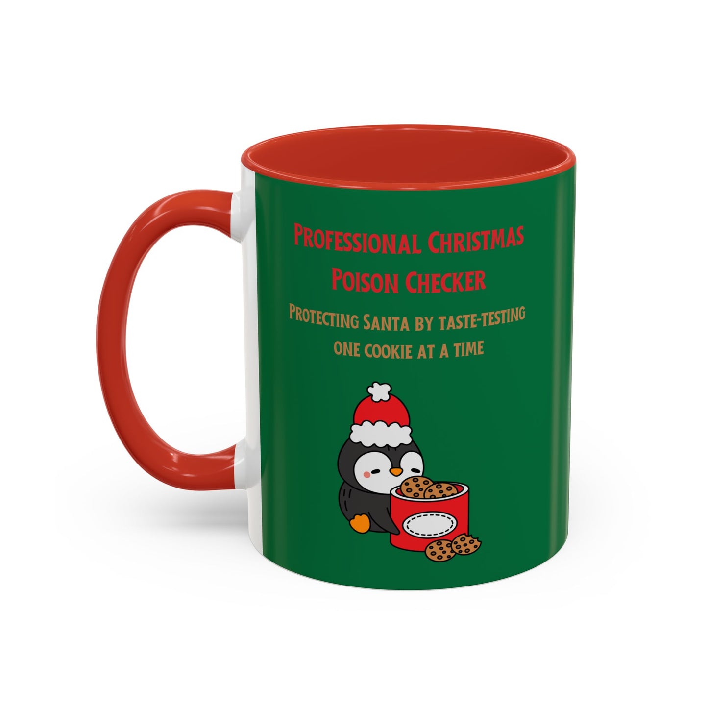 "Professional Christmas Poison Checker" Christmas Accent Mug
