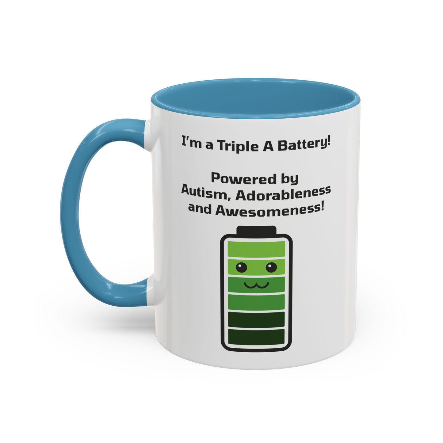 Triple A Battery - Autism, Adorableness and Awesomeness Coffee Mug