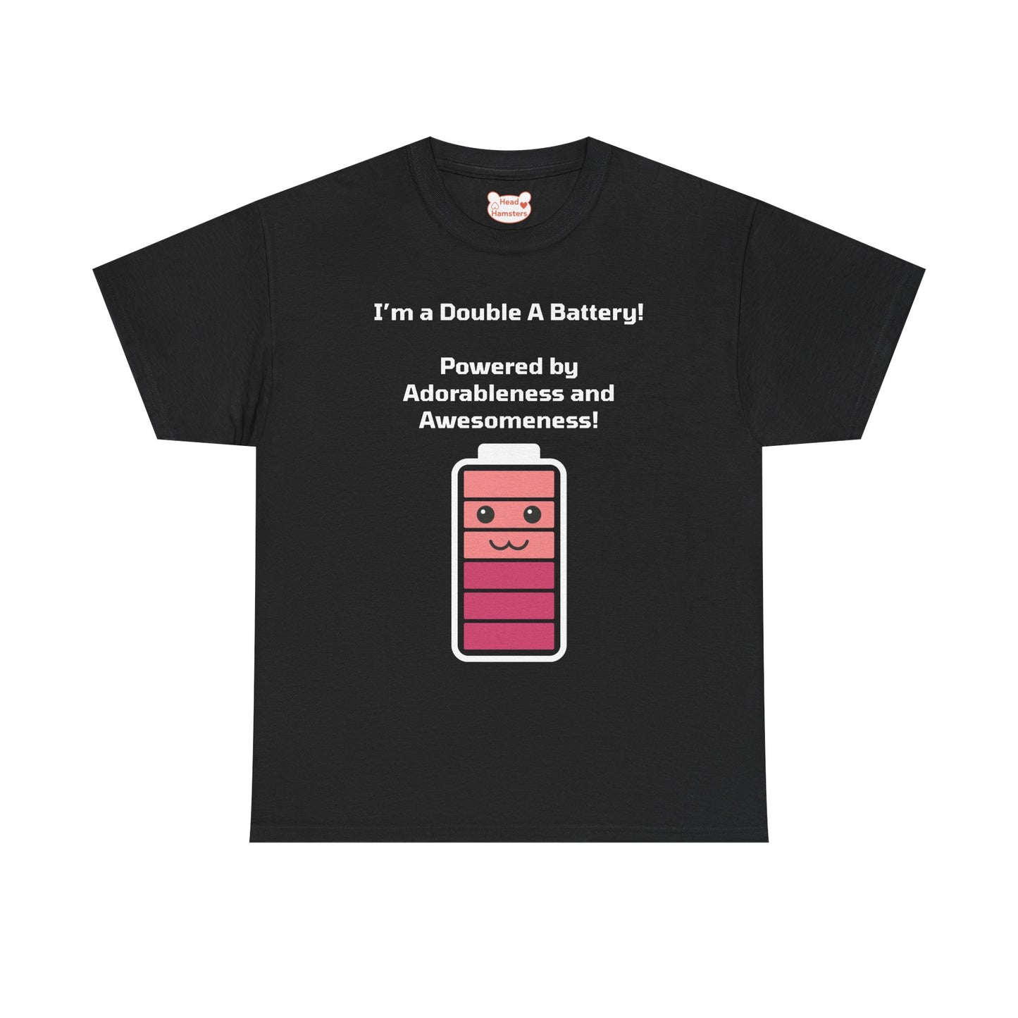 Double A Battery: Adorableness and Awesomeness - Unisex Cotton T-Shirt