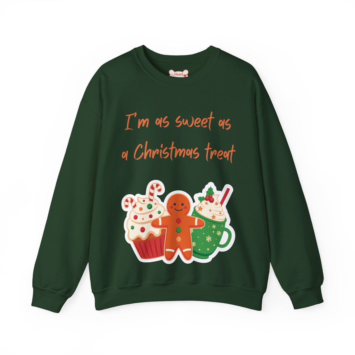 “I’m As Sweet As A Christmas Treat” Gingerbread & Hot Chocolate Christmas Crewneck