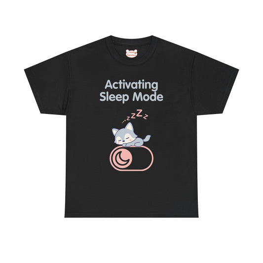 Activating Sleep Mode - Unisex Cotton T-Shirt