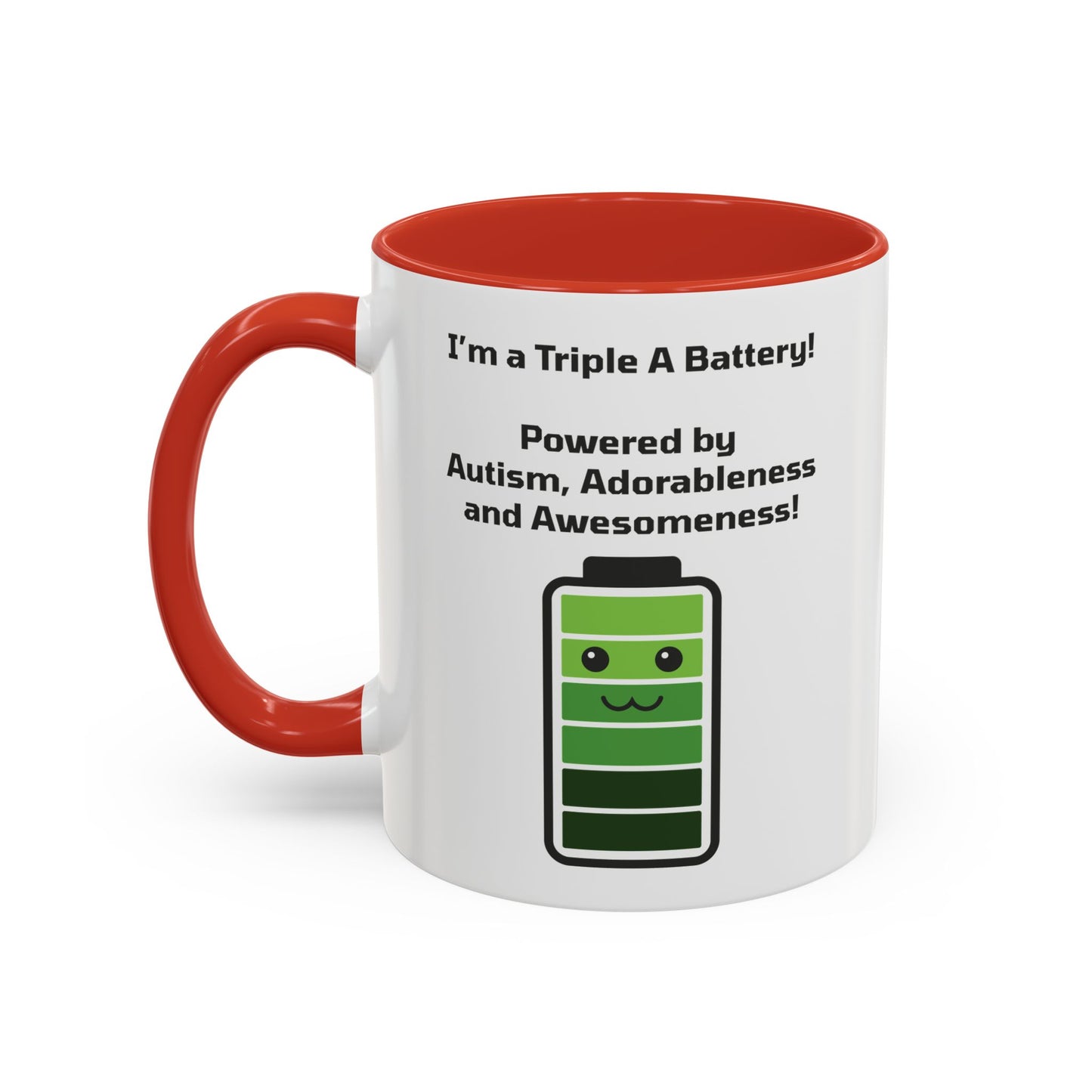 Triple A Battery - Autism, Adorableness and Awesomeness Coffee Mug