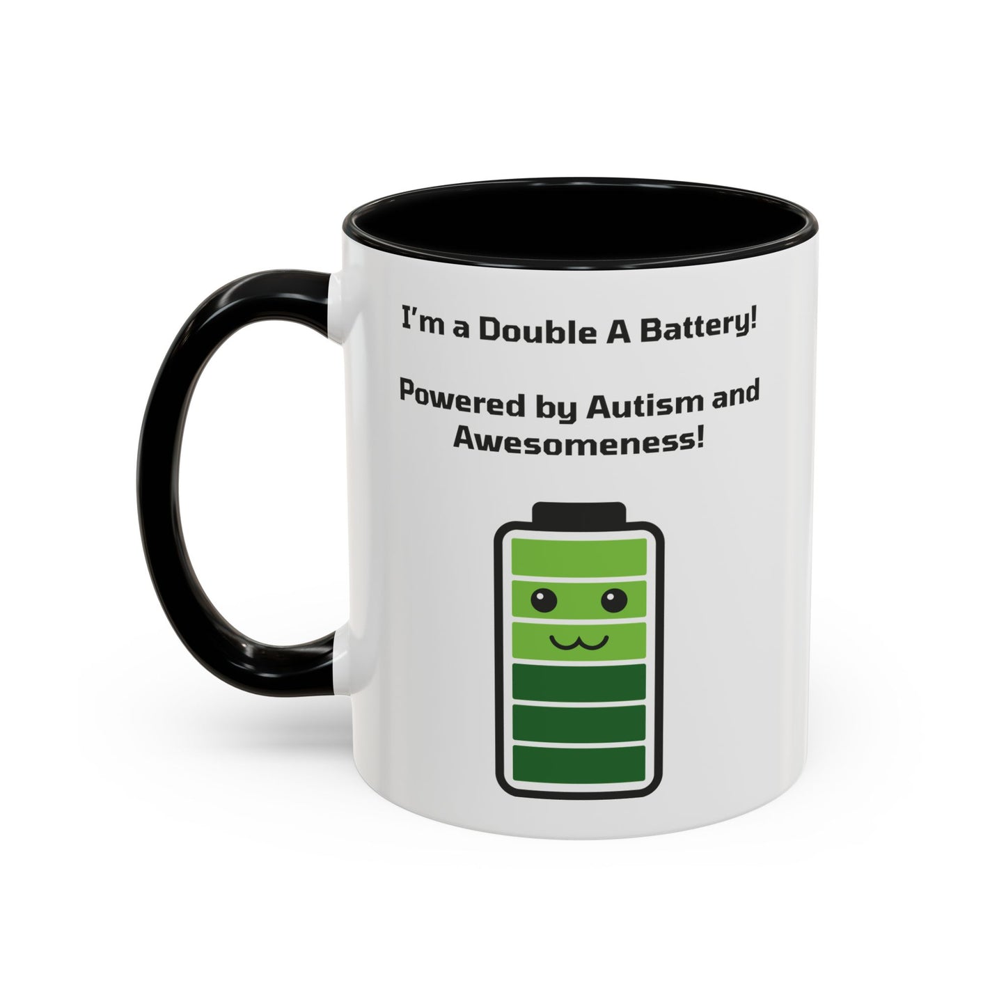 Double A Battery - Autism and Awesomeness Coffee Mug