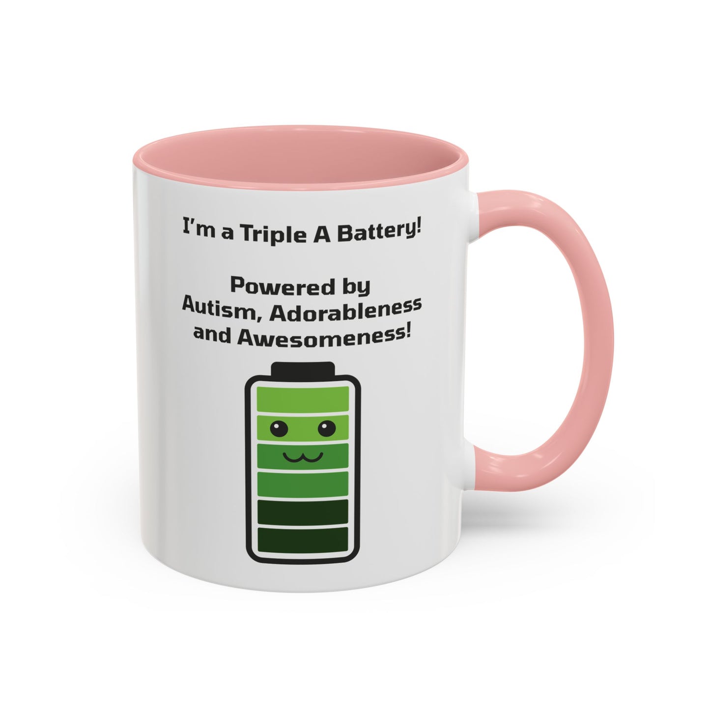 Triple A Battery - Autism, Adorableness and Awesomeness Coffee Mug