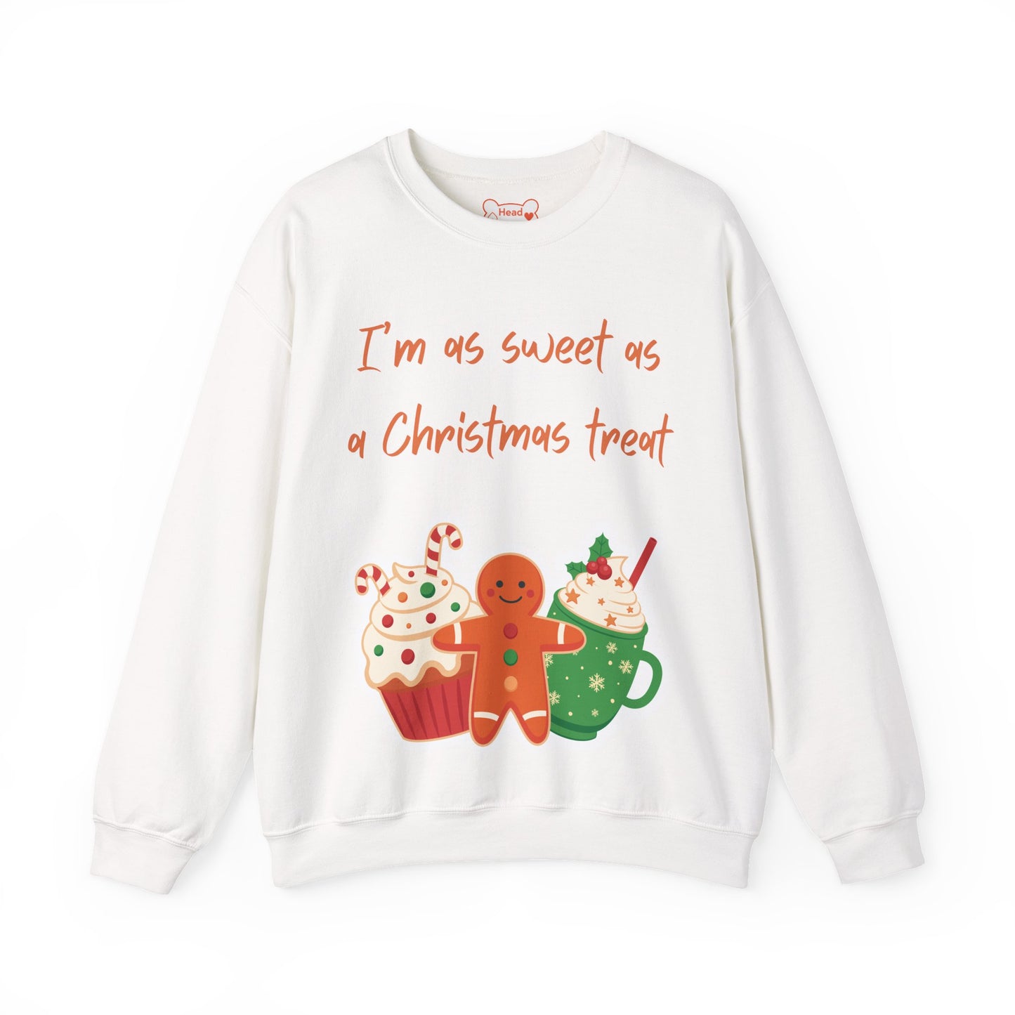 “I’m As Sweet As A Christmas Treat” Gingerbread & Hot Chocolate Christmas Crewneck