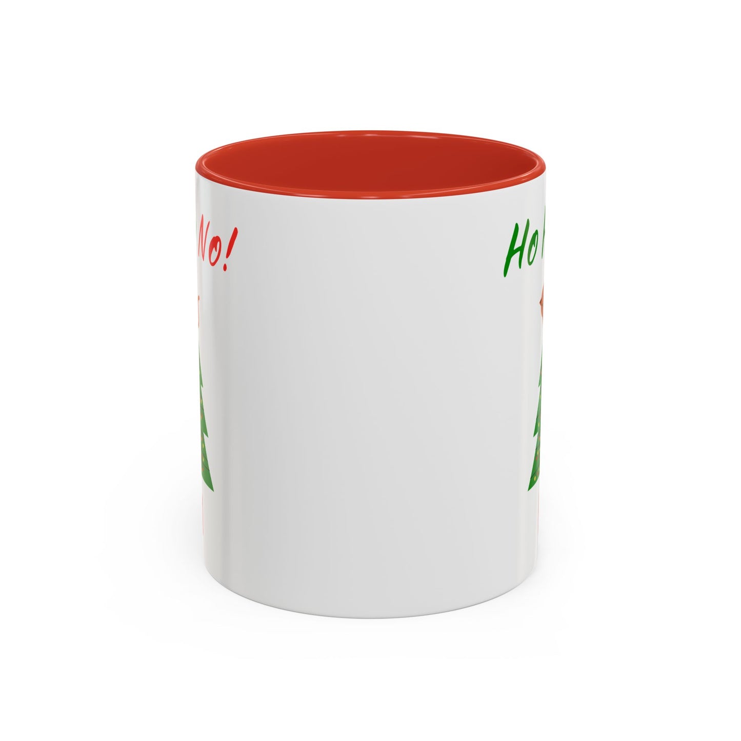 Ho Ho No! Funny Cat Christmas Coffee Mug