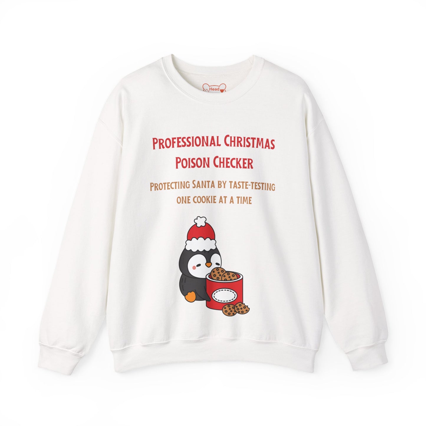 “Professional Christmas Poison Checker” Funny Holiday Crewneck
