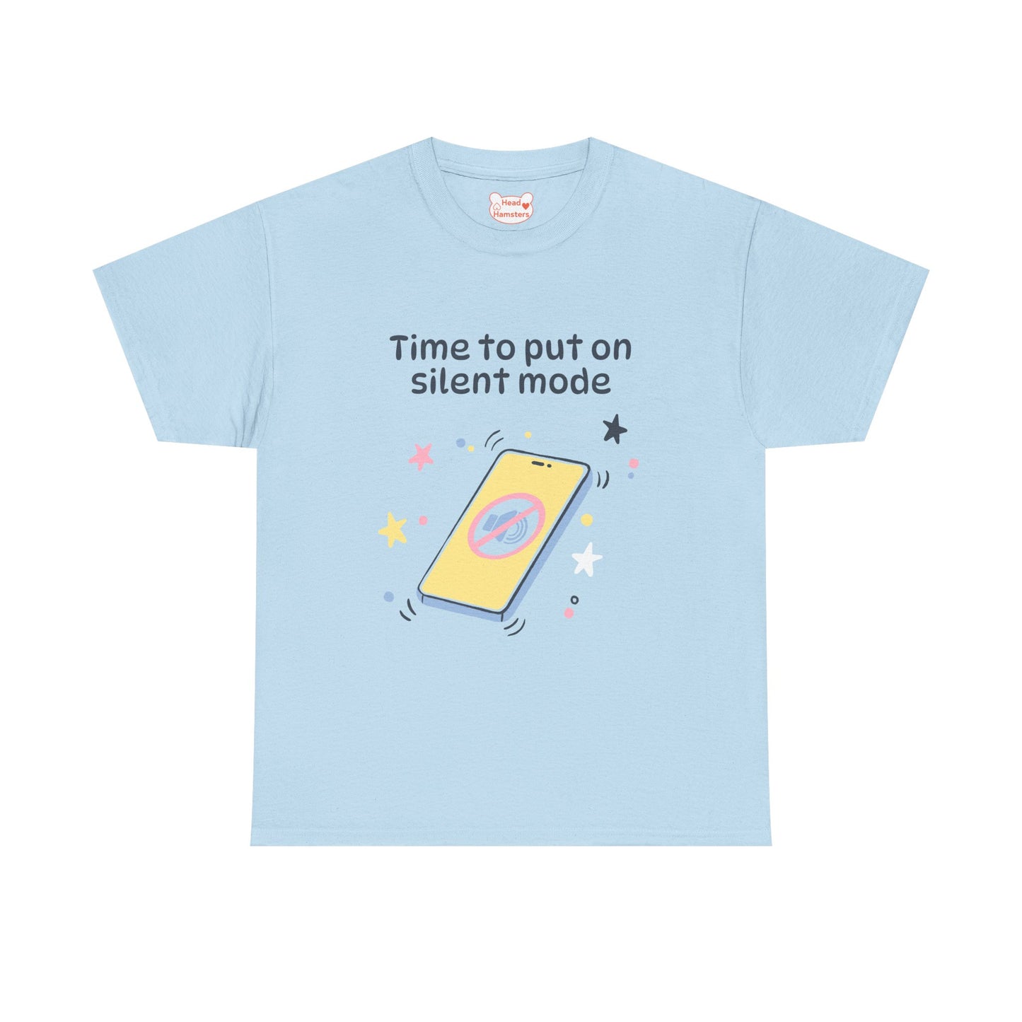 Time to put on silent mode - Unisex Cotton T-Shirt
