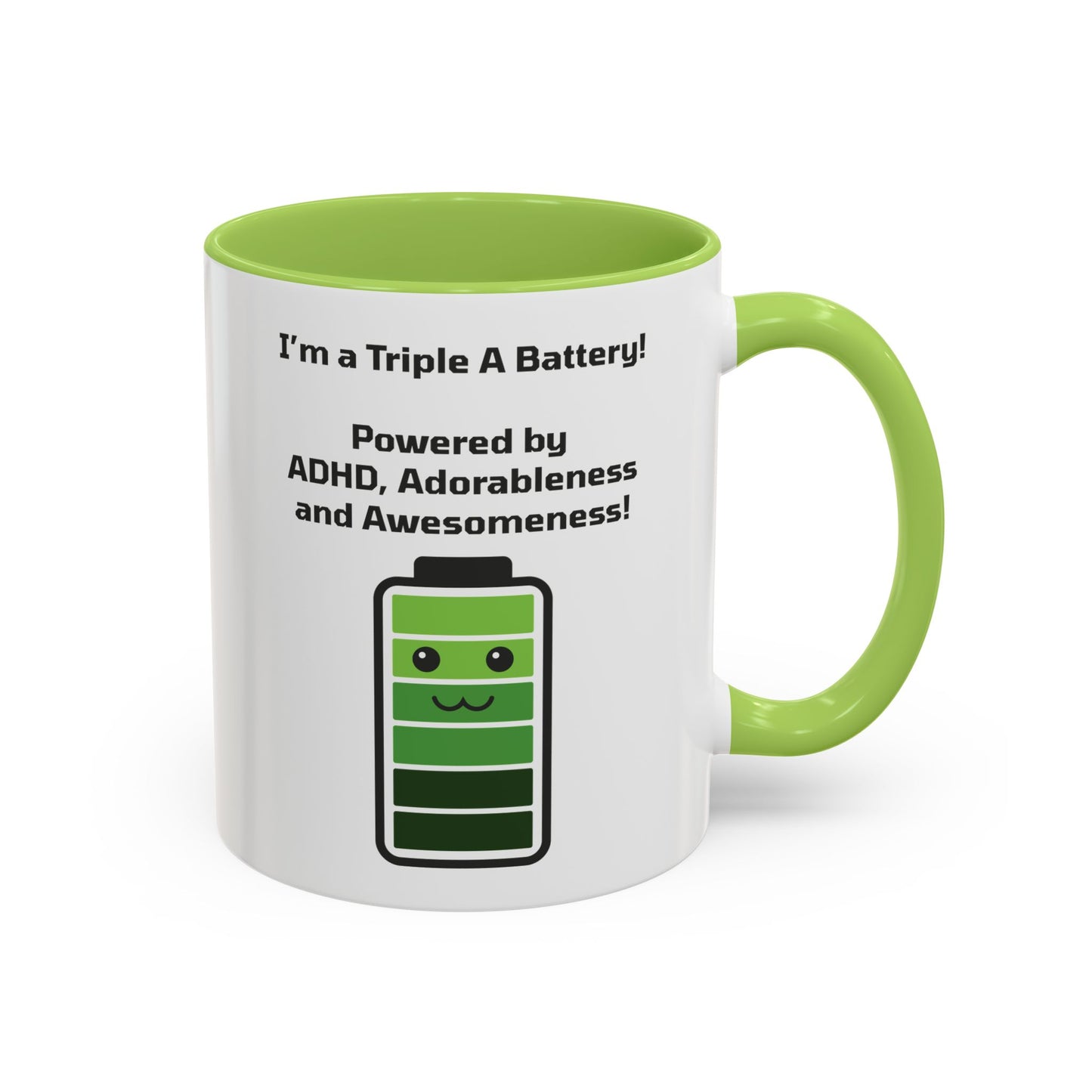 Triple A Battery - ADHD, Adorableness and Awesomeness Coffee Mug