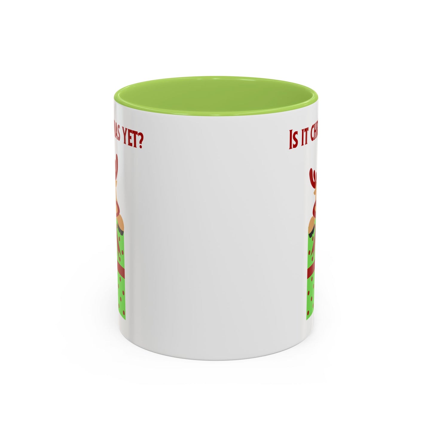 "Is It Christmas Yet?" Accent Gift Mug