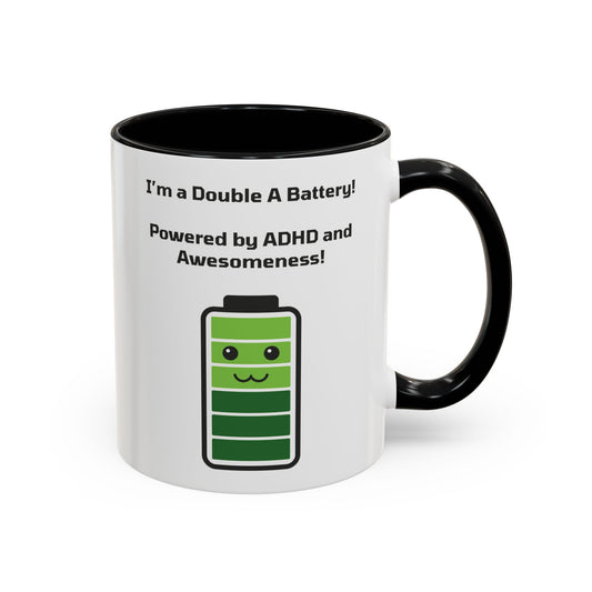 Double A Battery - ADHD and Awesomeness Coffee Mug