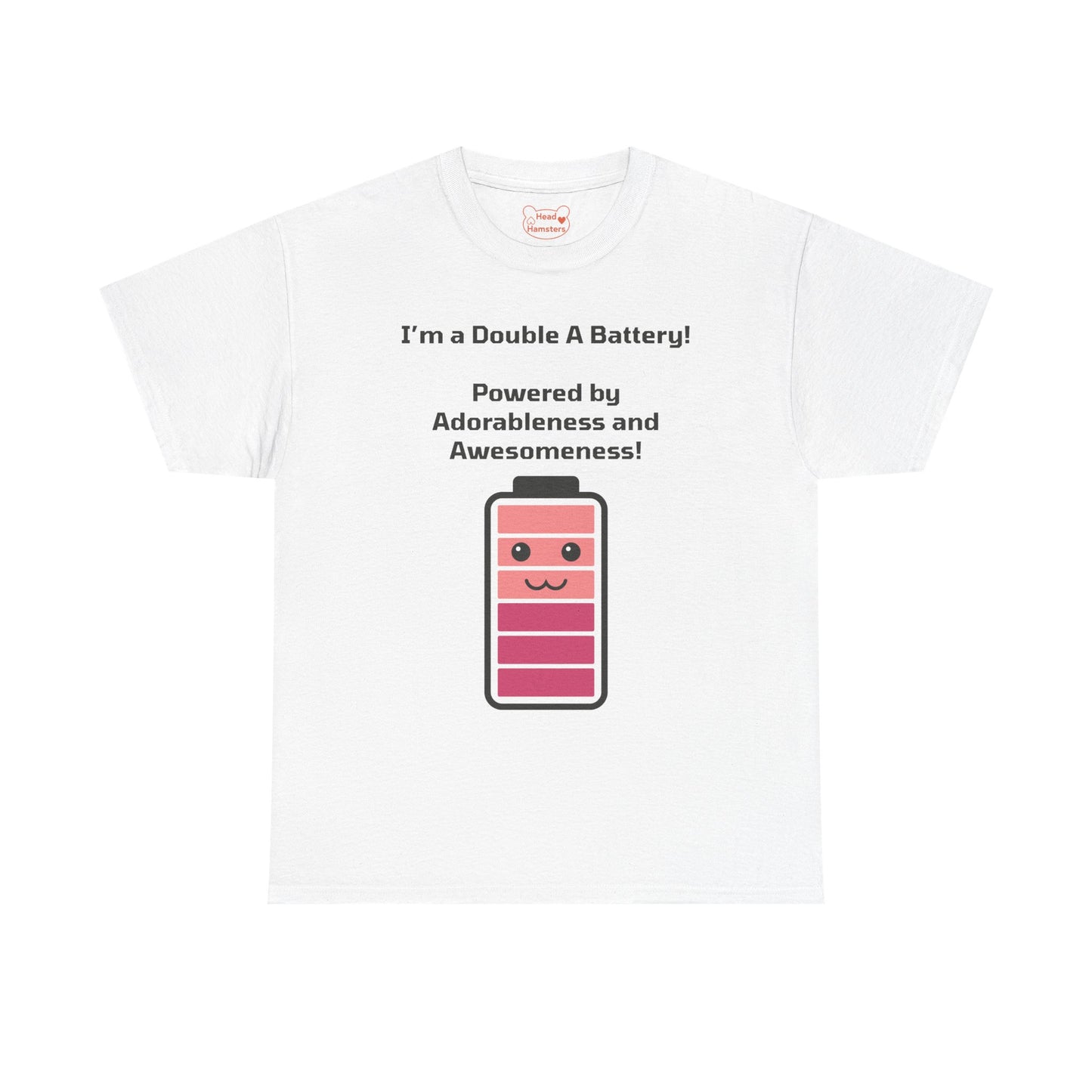 Double A Battery: Adorableness and Awesomeness - Unisex Cotton T-Shirt