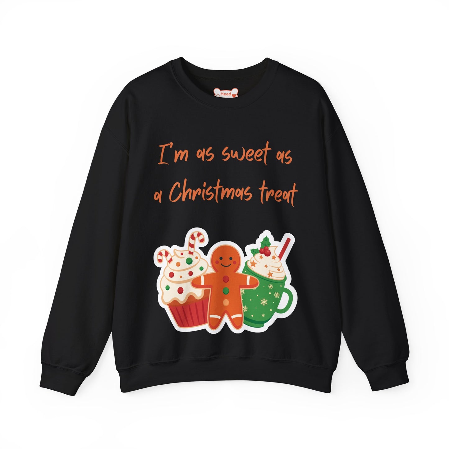 “I’m As Sweet As A Christmas Treat” Gingerbread & Hot Chocolate Christmas Crewneck