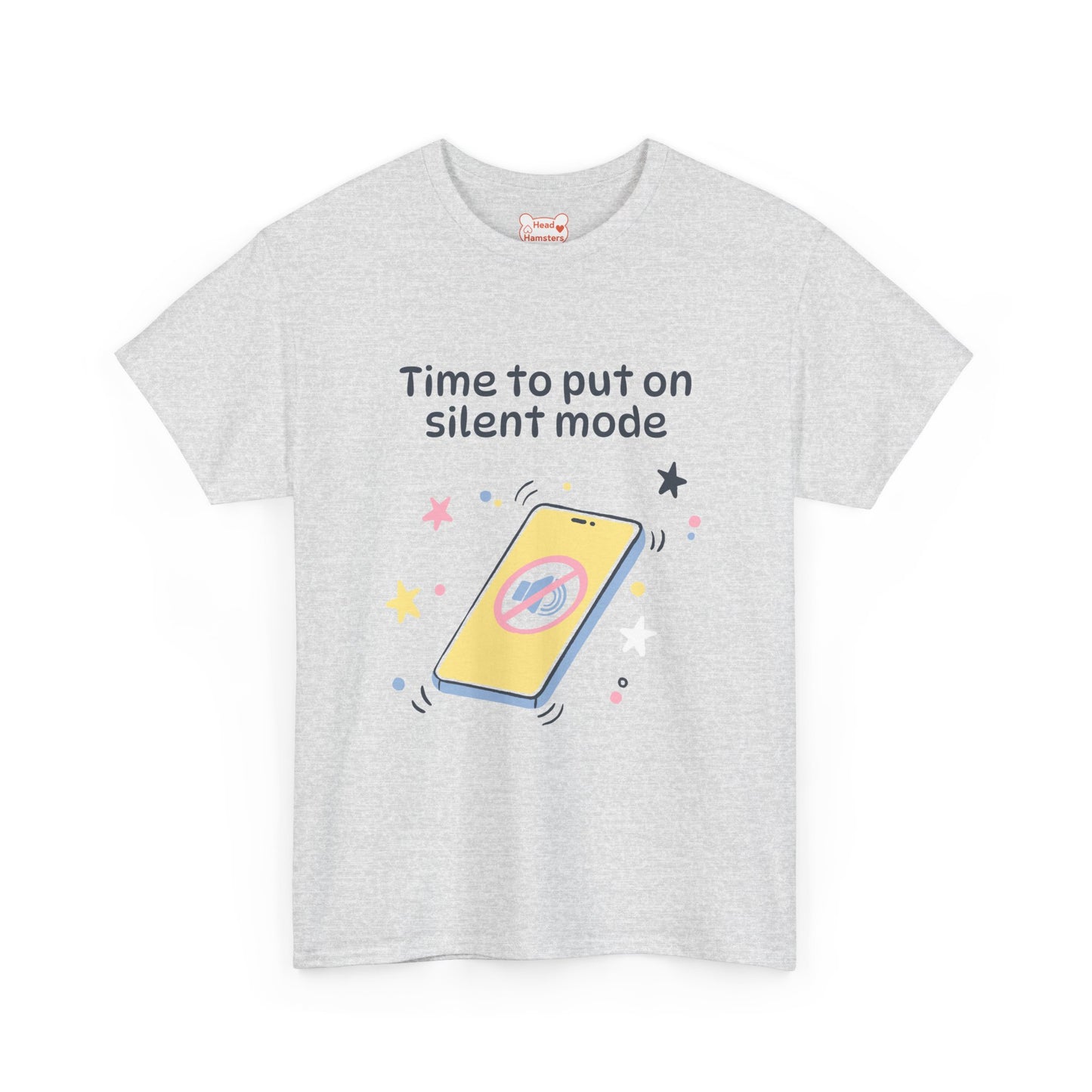 Time to put on silent mode - Unisex Cotton T-Shirt