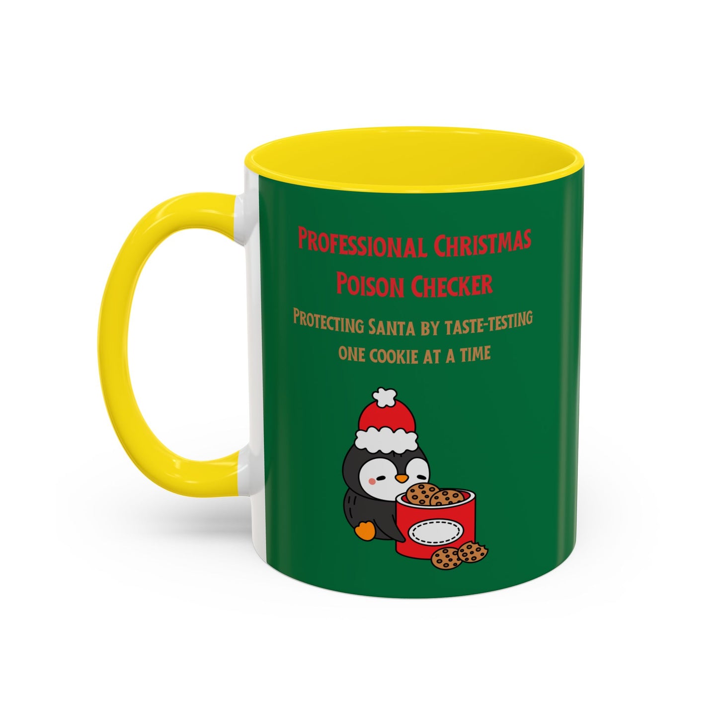 "Professional Christmas Poison Checker" Christmas Accent Mug