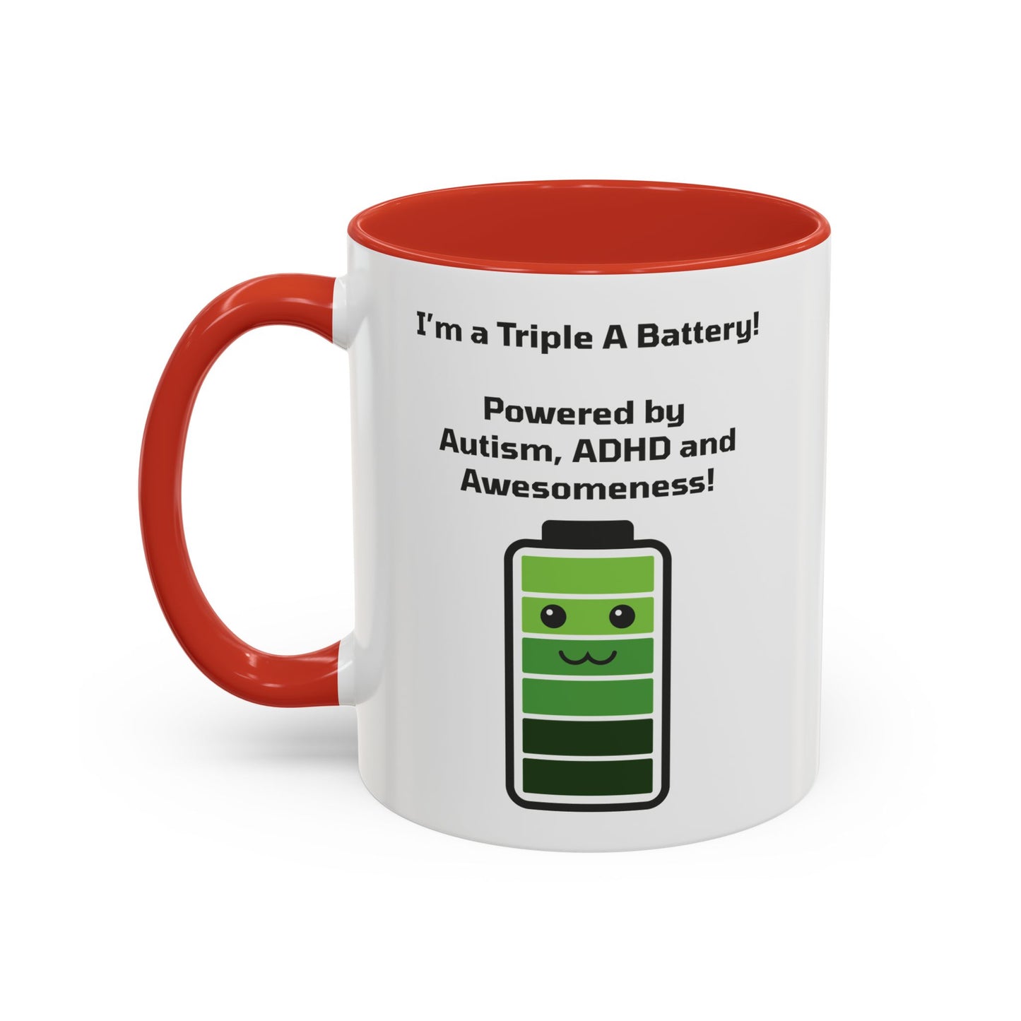 Triple A Battery - Autism, ADHD and Awesomeness Coffee Mug