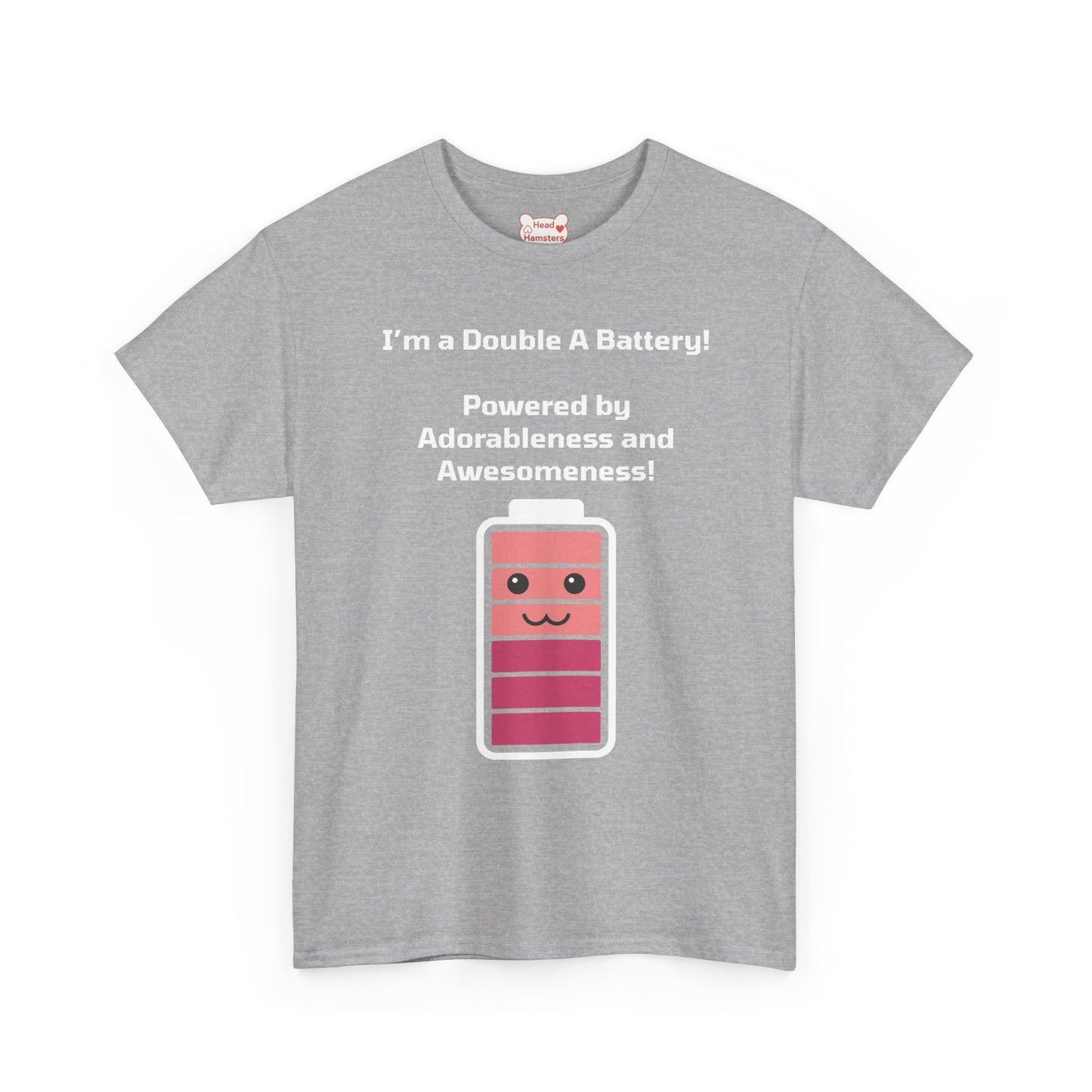 Double A Battery: Adorableness and Awesomeness - Unisex Cotton T-Shirt