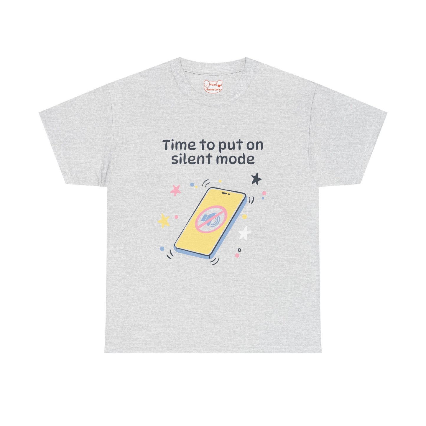 Time to put on silent mode - Unisex Cotton T-Shirt