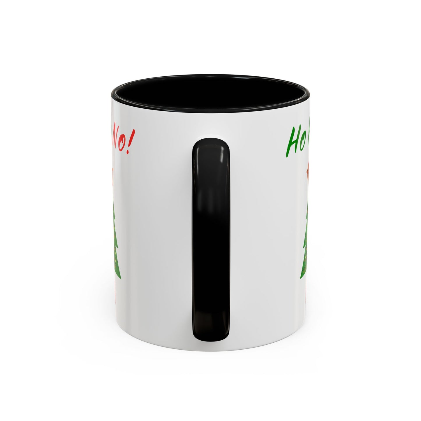 Ho Ho No! Funny Cat Christmas Coffee Mug