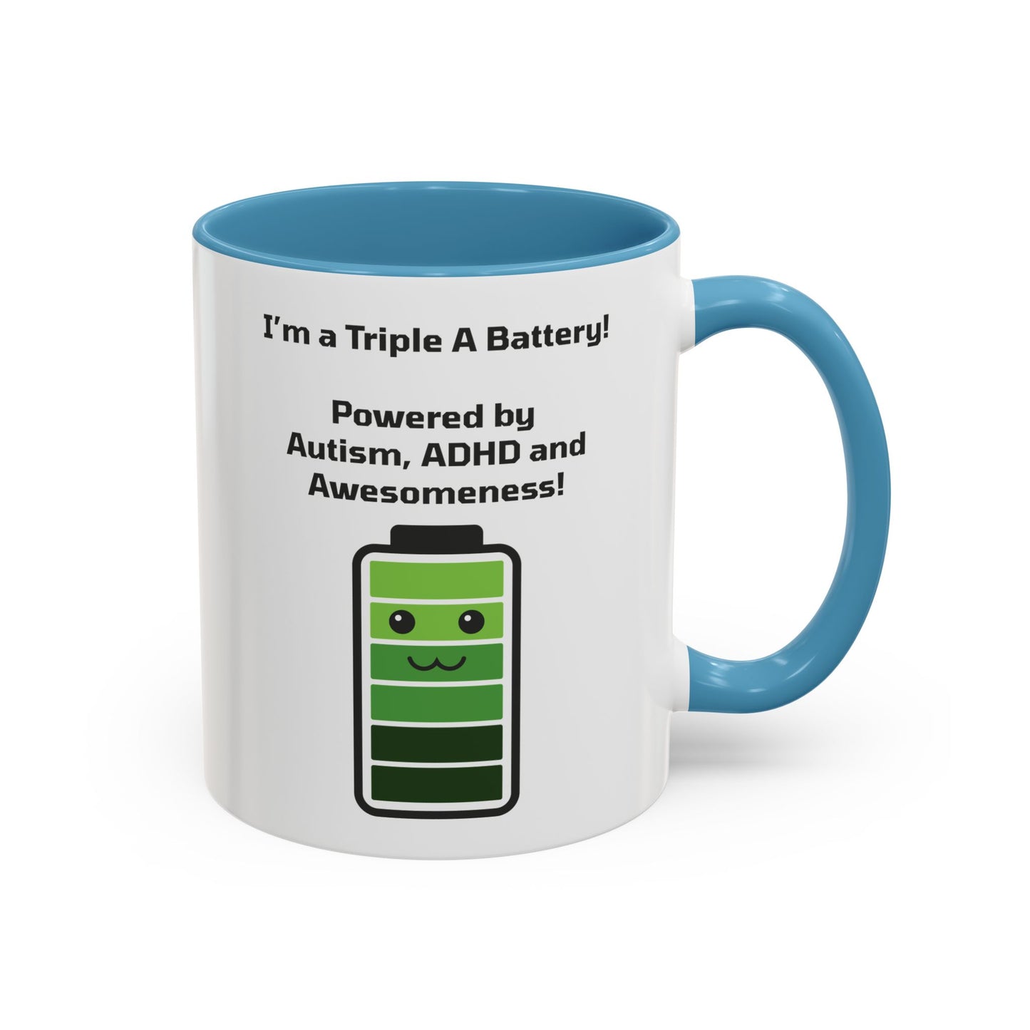 Triple A Battery - Autism, ADHD and Awesomeness Coffee Mug