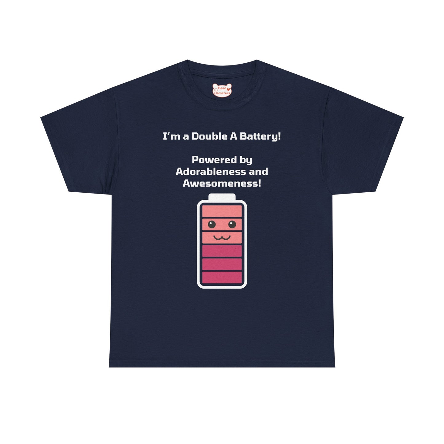 Double A Battery: Adorableness and Awesomeness - Unisex Cotton T-Shirt