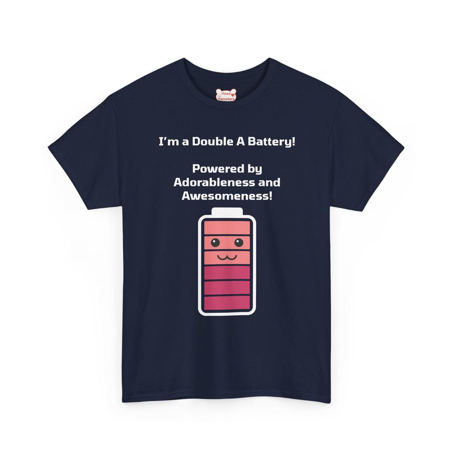 Double A Battery: Adorableness and Awesomeness - Unisex Cotton T-Shirt