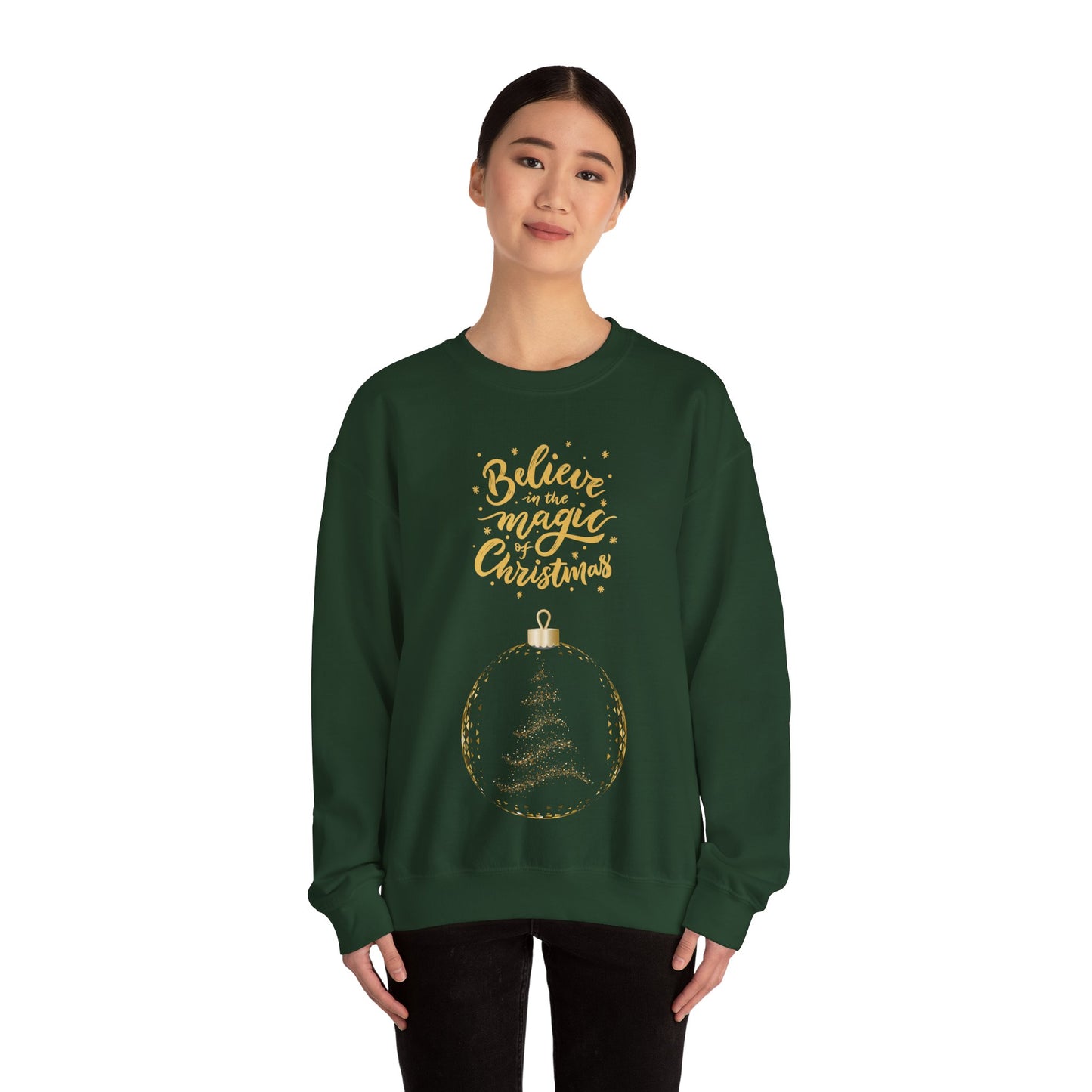 "Believe in the Magic of Christmas" Crewneck Sweatshirt