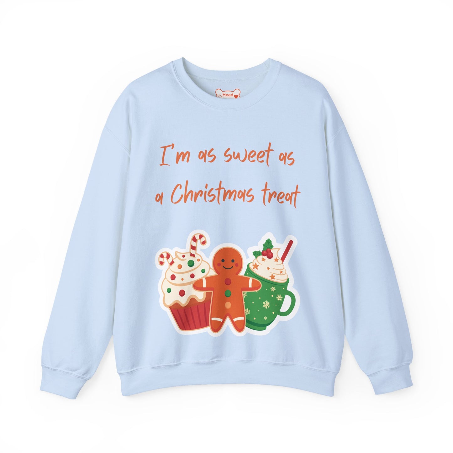 “I’m As Sweet As A Christmas Treat” Gingerbread & Hot Chocolate Christmas Crewneck