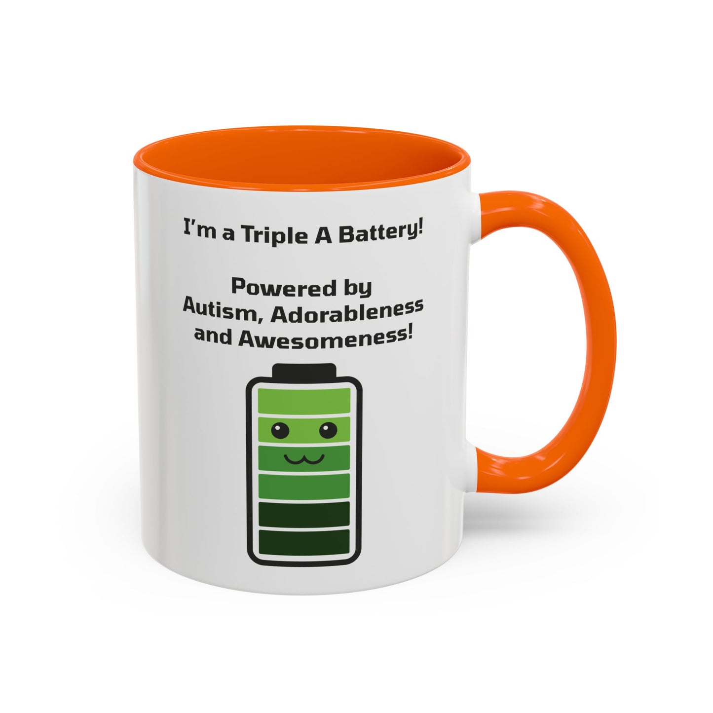 Triple A Battery - Autism, Adorableness and Awesomeness Coffee Mug