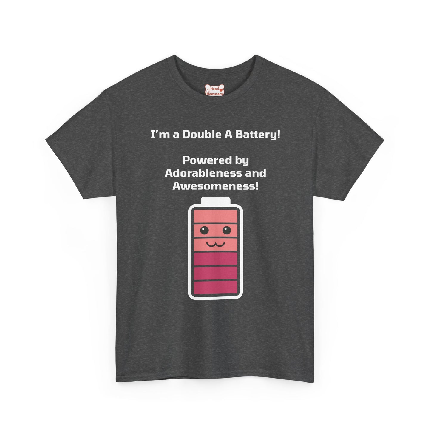 Double A Battery: Adorableness and Awesomeness - Unisex Cotton T-Shirt