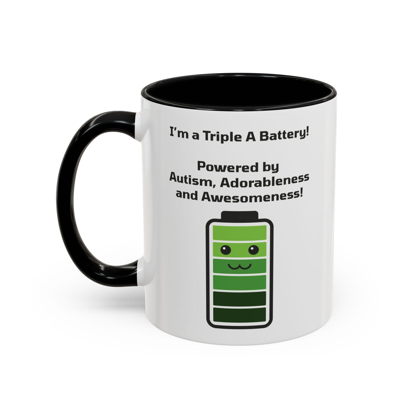 Triple A Battery - Autism, Adorableness and Awesomeness Coffee Mug