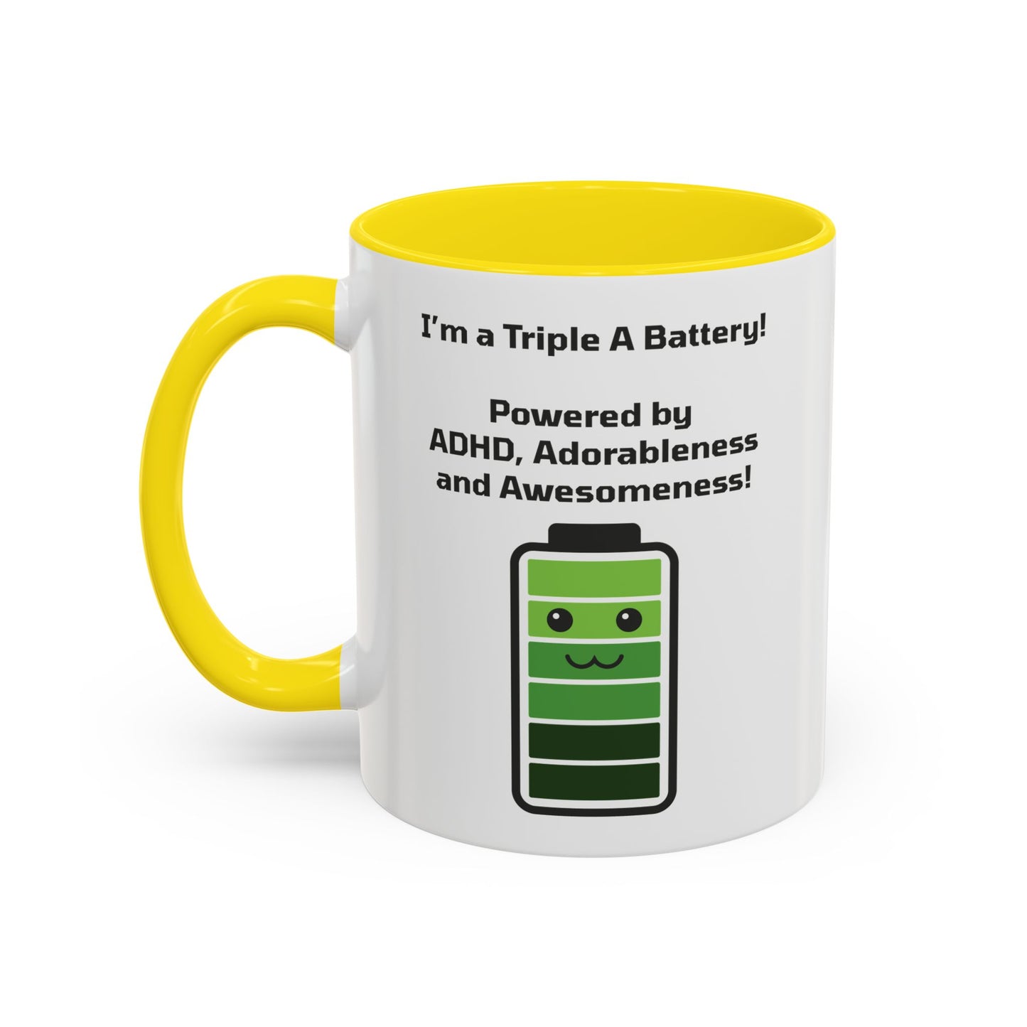 Triple A Battery - ADHD, Adorableness and Awesomeness Coffee Mug