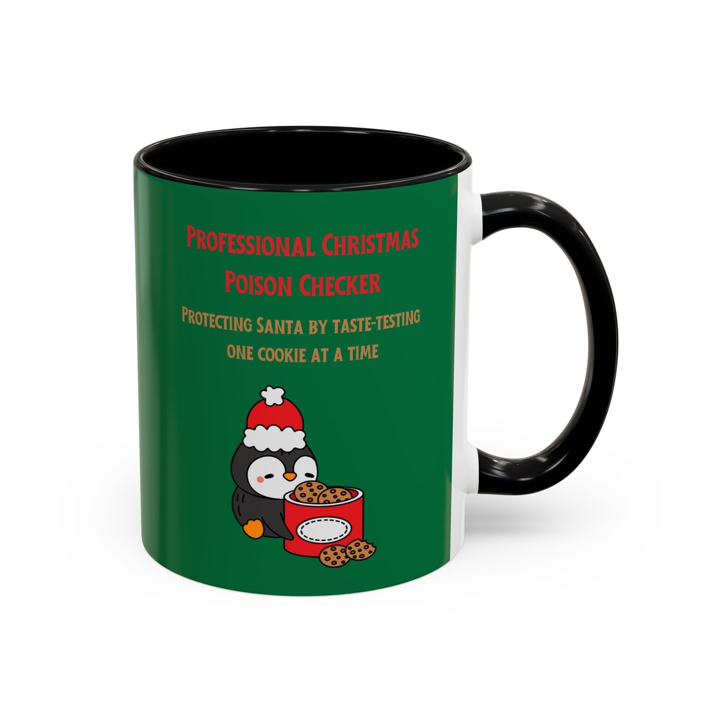"Professional Christmas Poison Checker" Christmas Accent Mug