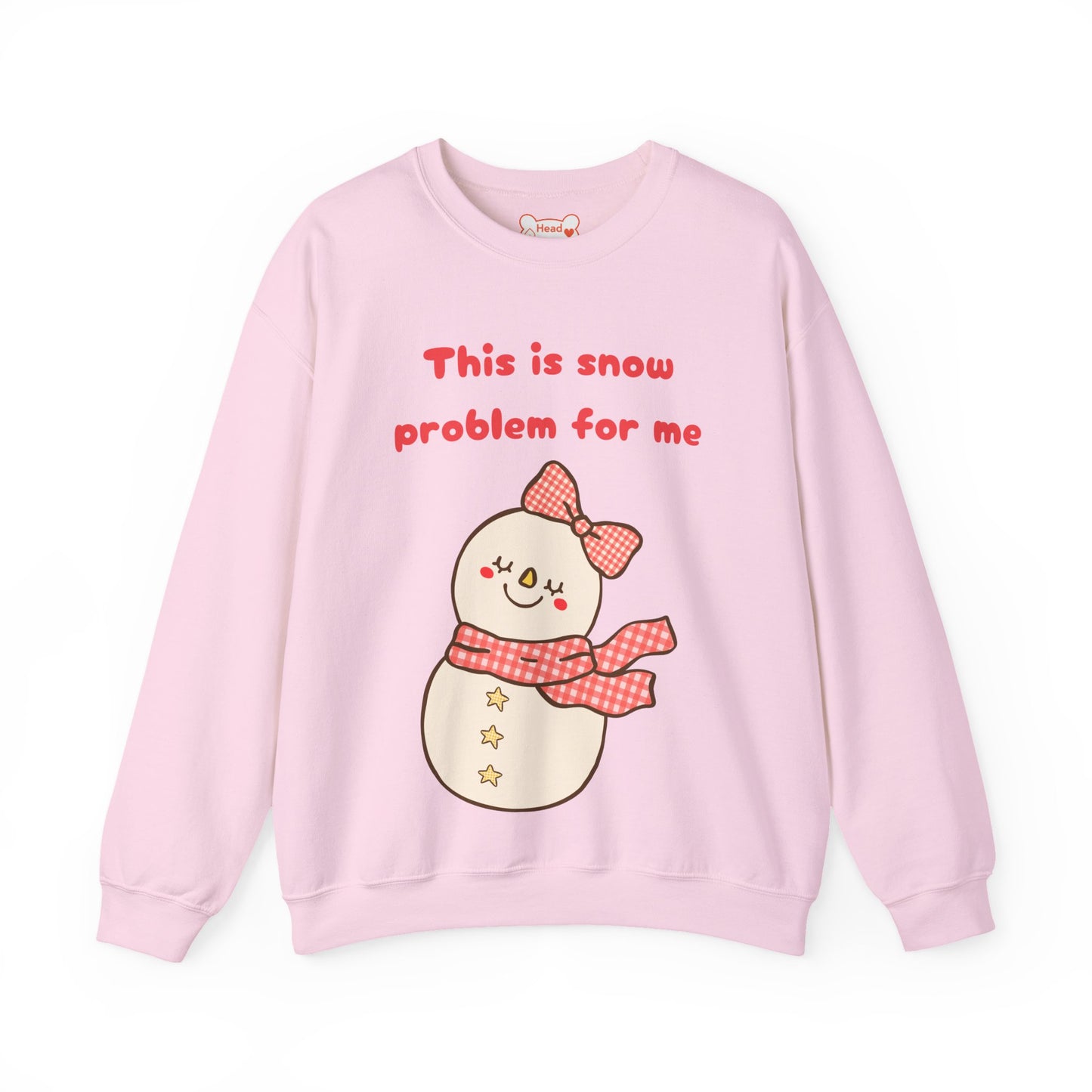 This is Snow Problem For Me Sweatshirt — Cute Snowman Winter Crewneck
