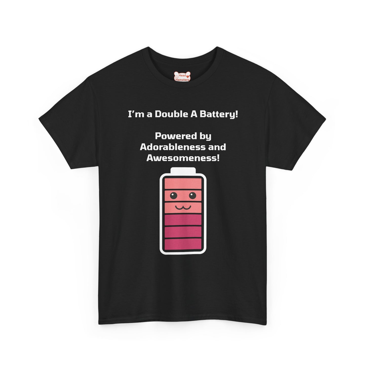Double A Battery: Adorableness and Awesomeness - Unisex Cotton T-Shirt