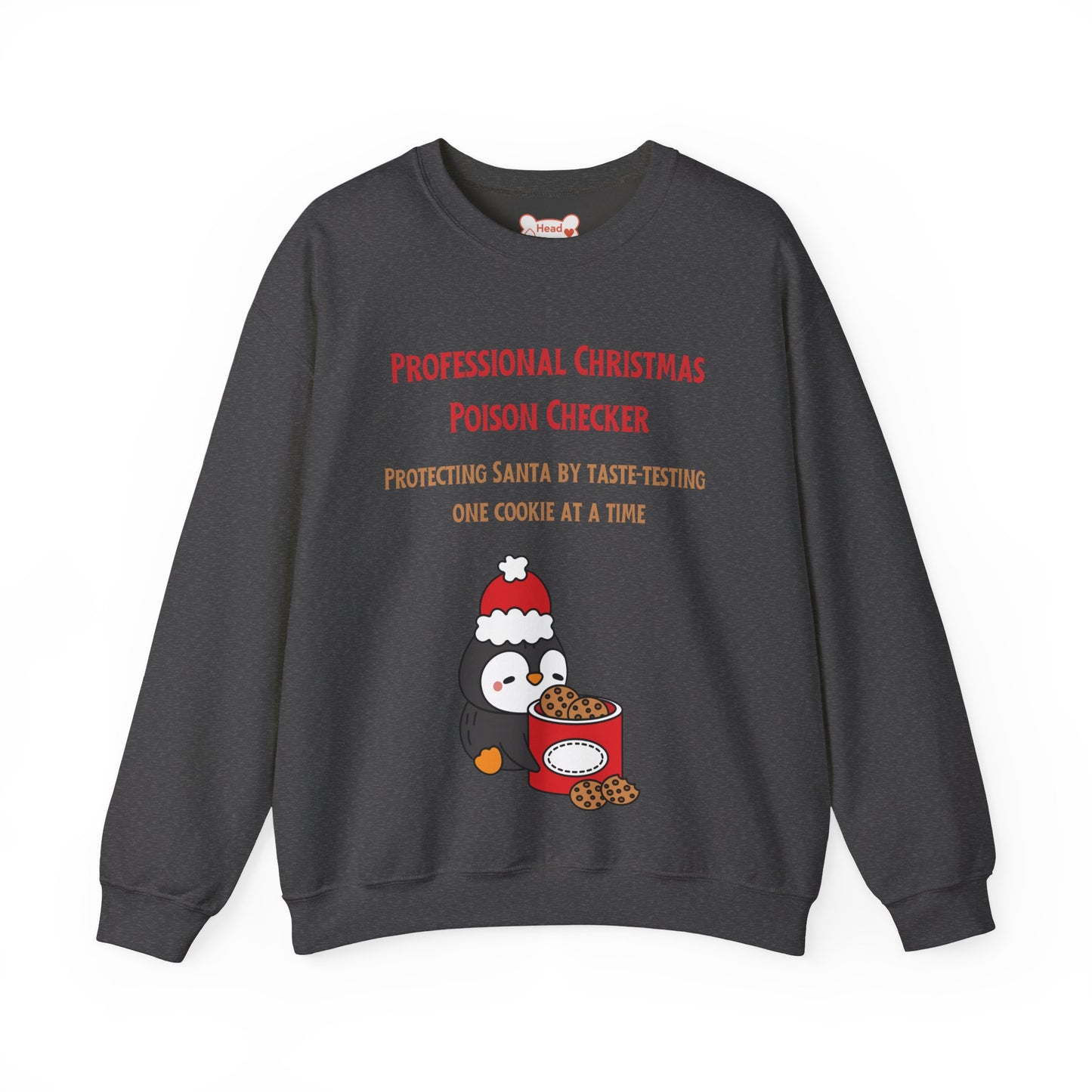 “Professional Christmas Poison Checker” Funny Holiday Crewneck