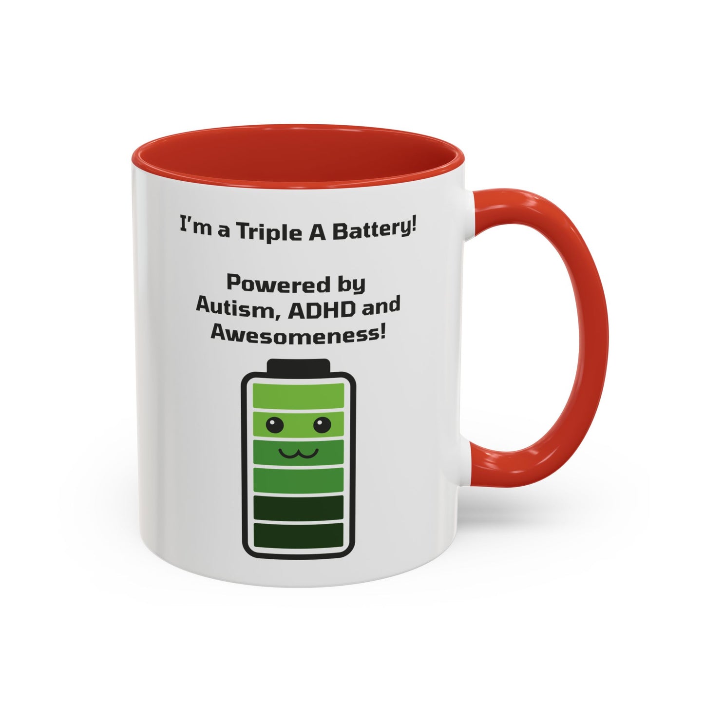 Triple A Battery - Autism, ADHD and Awesomeness Coffee Mug