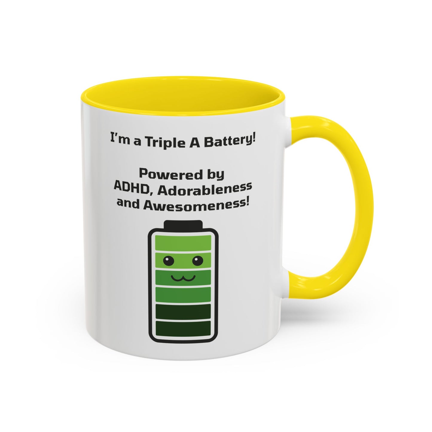 Triple A Battery - ADHD, Adorableness and Awesomeness Coffee Mug