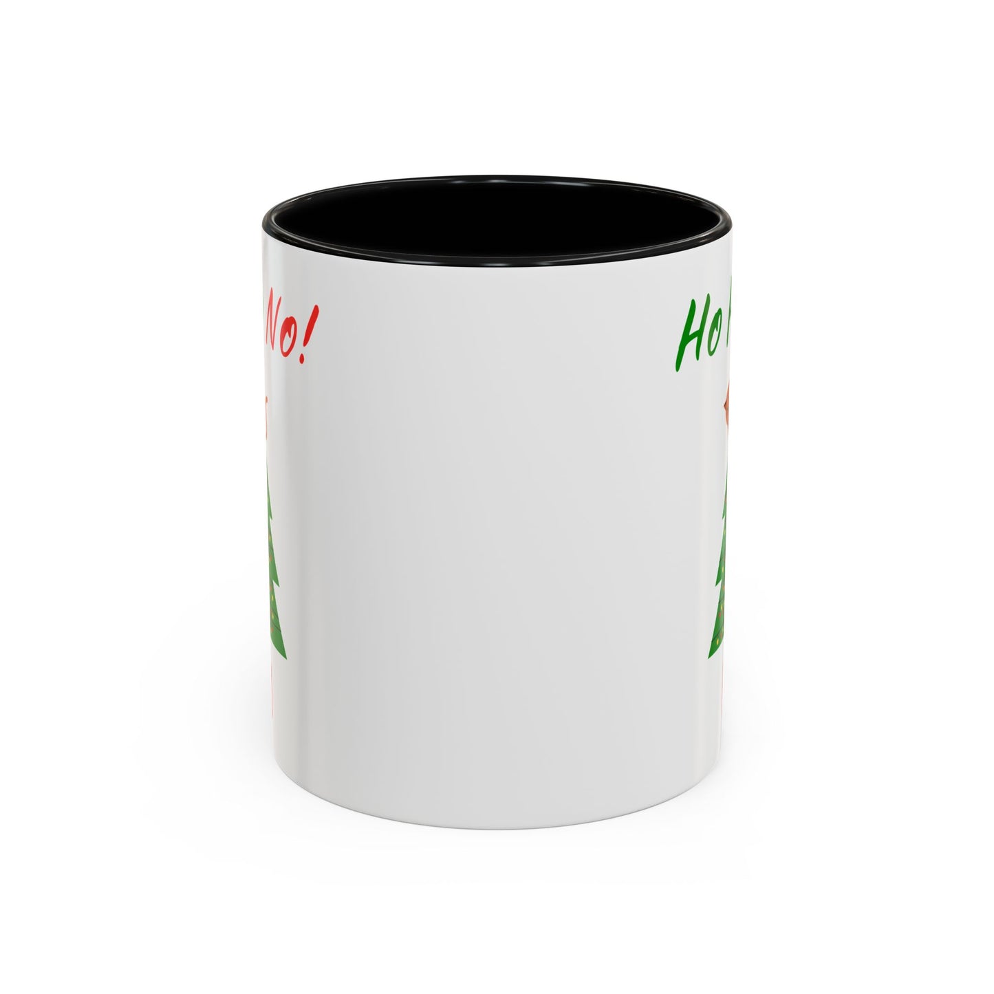 Ho Ho No! Funny Cat Christmas Coffee Mug