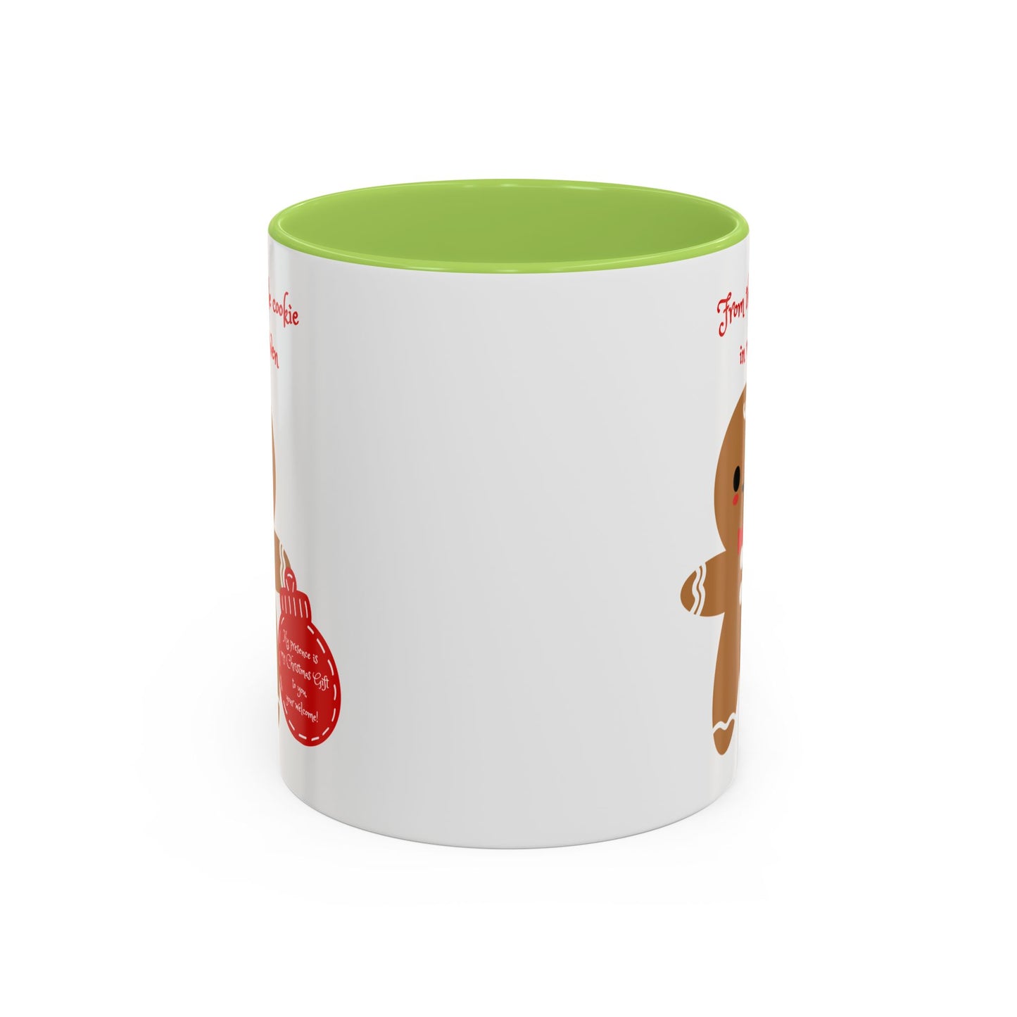 "From the Little Cookie in My Oven" Accent Coffee Cup