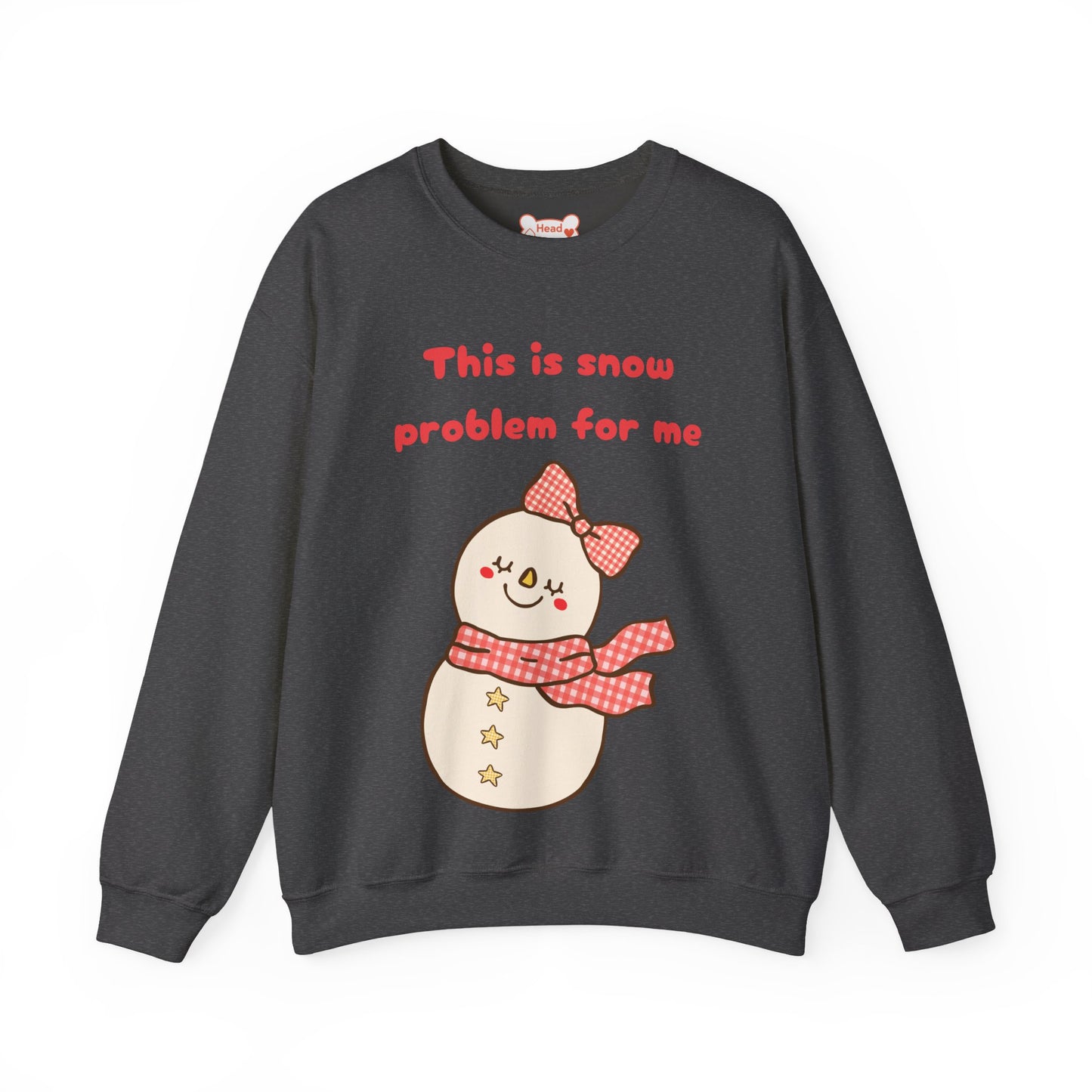 This is Snow Problem For Me Sweatshirt — Cute Snowman Winter Crewneck