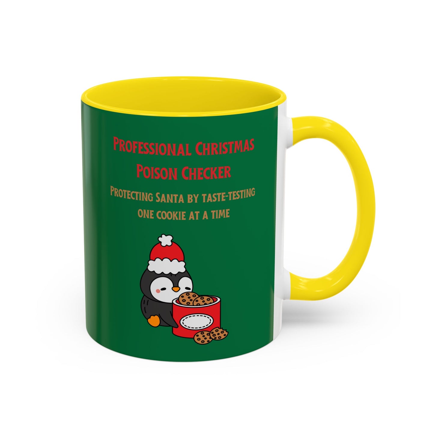 "Professional Christmas Poison Checker" Christmas Accent Mug