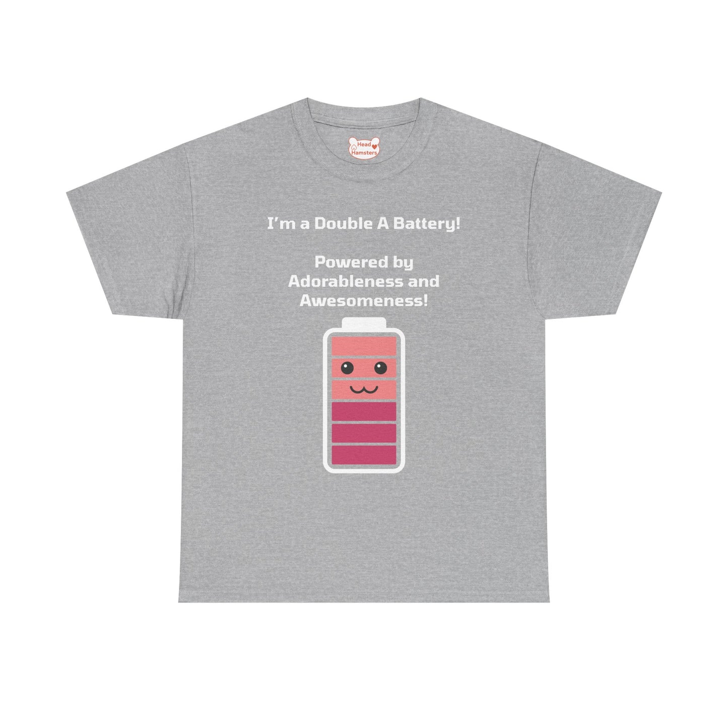 Double A Battery: Adorableness and Awesomeness - Unisex Cotton T-Shirt