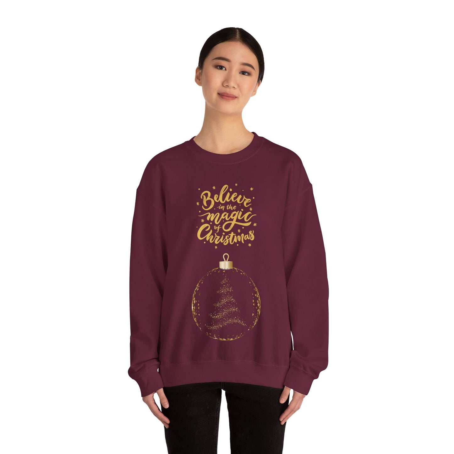 "Believe in the Magic of Christmas" Crewneck Sweatshirt